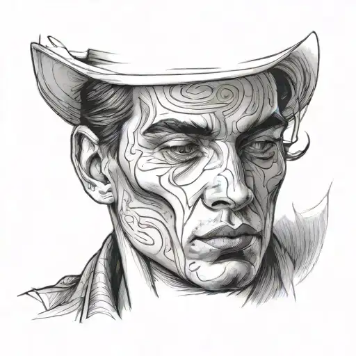 Male Face Morphing With Its Shadow