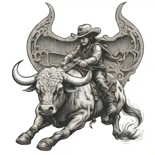 Bull Riding And Child Imagination