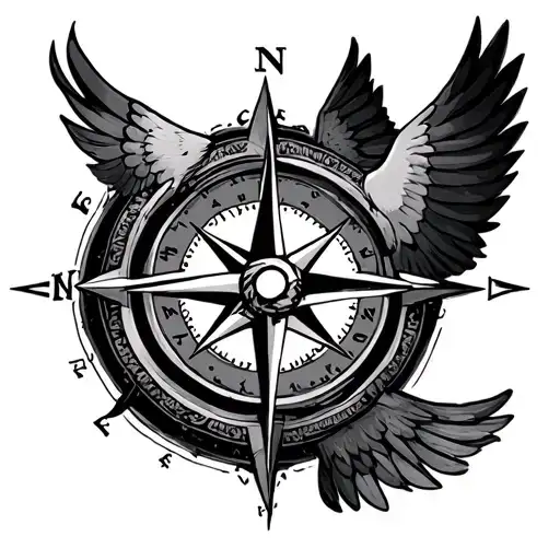 Dove Compass Rose