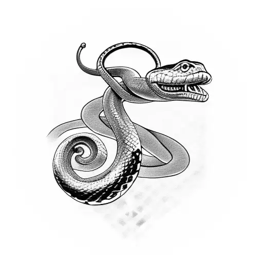 Snake Cover Up For A Heart