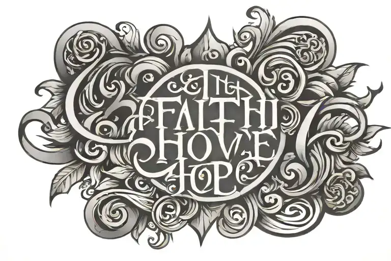 Faith Hope Love Symbol