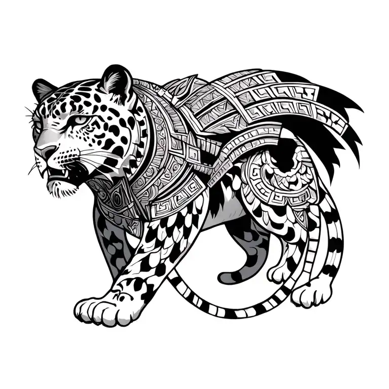 Mayan Jaguar Warrior