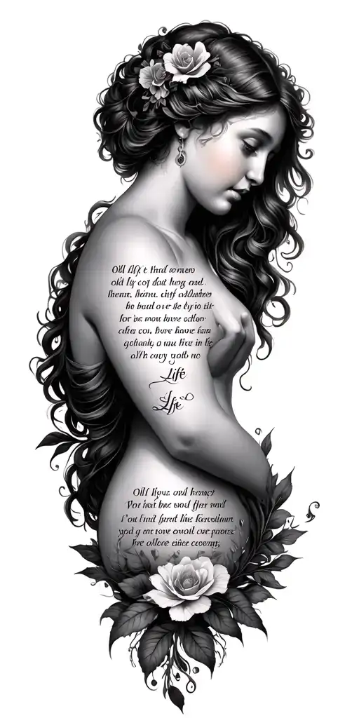 Old Life Vs New Life Biblical With Relative Verses And Filigree