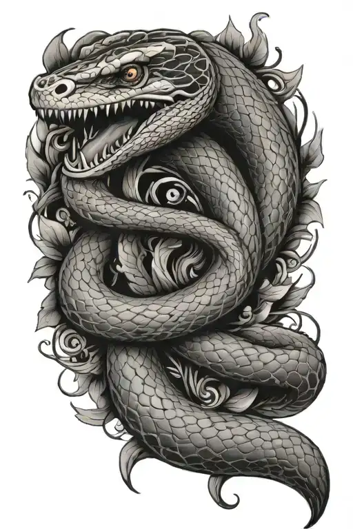 Snake Half Sleeve