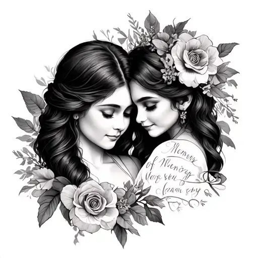 In Memory Of Mother And Sister