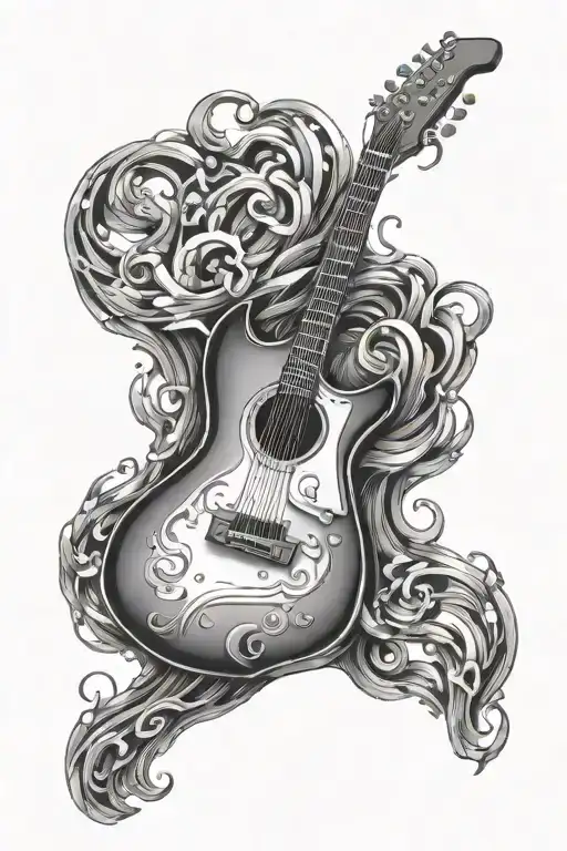 Guitar With Crossneck