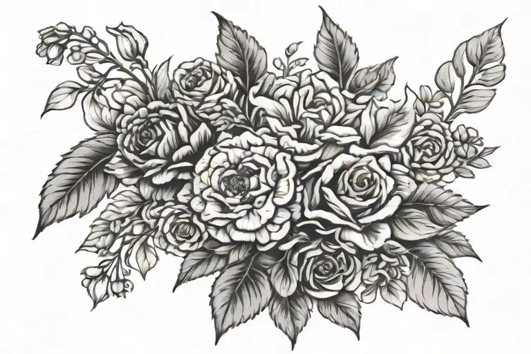 Birth Flower Bouquet