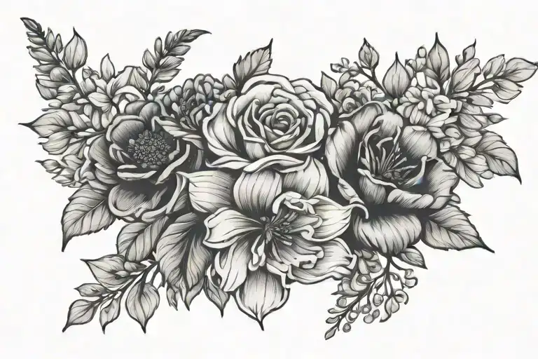 Birth Flower Bouquet