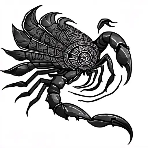 Scorpio Zodiac Into A Female Aztec Goddess