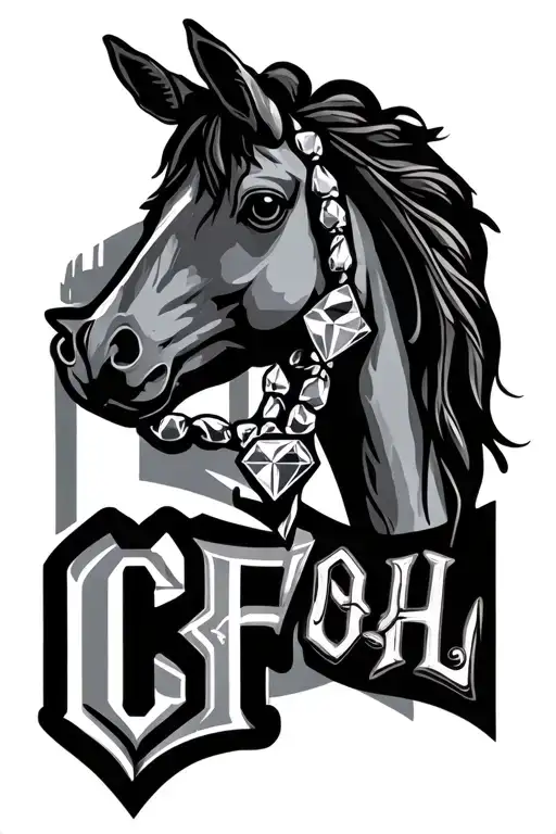 Ranch With Diamond Cf Initials Ear Tag