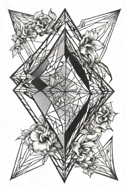 Simple Diamond Shaped Line Outlining