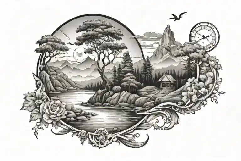 Time Gift And Art Nature Landscape