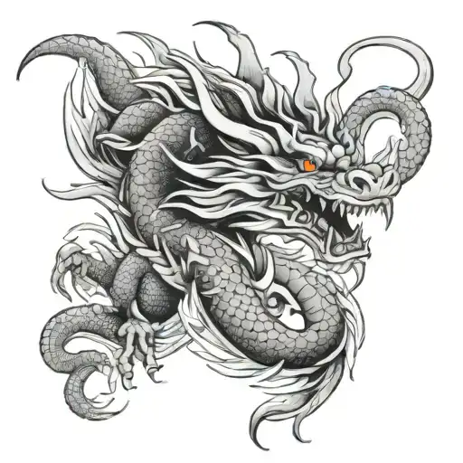 Smokey Japanese Dragon