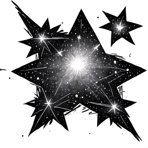 Virgo Star Constellation With 3 Brighter Stars