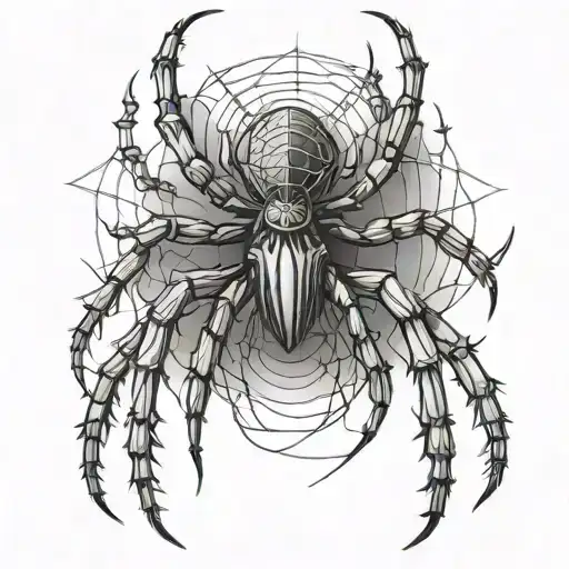 Spider With Number 18