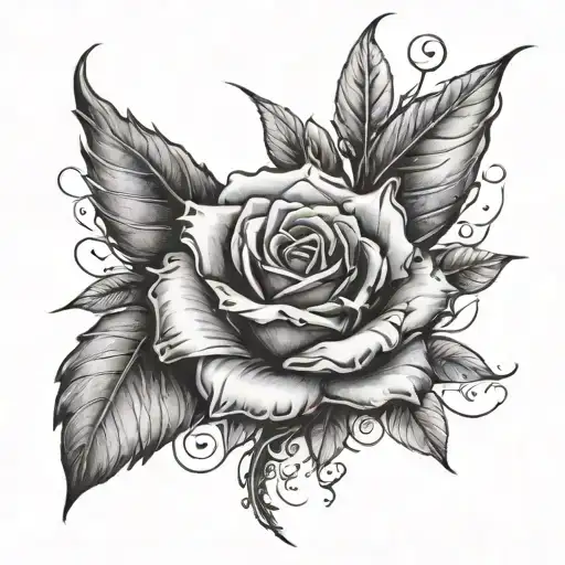 Mot Freedom Avec Une Rose Et Un Coeur