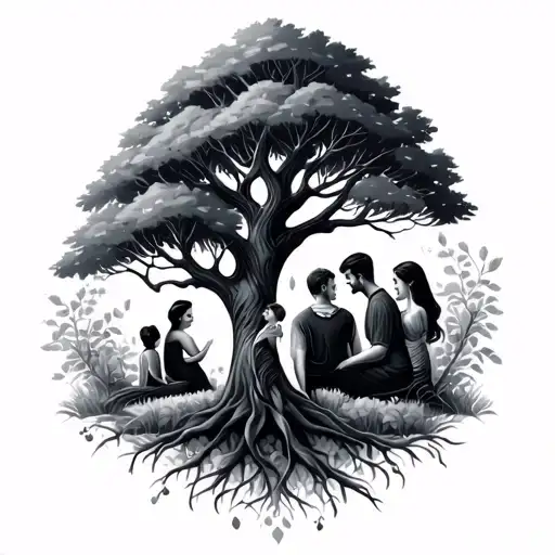 Family Tree With My Parents Wife And Two Kids Name