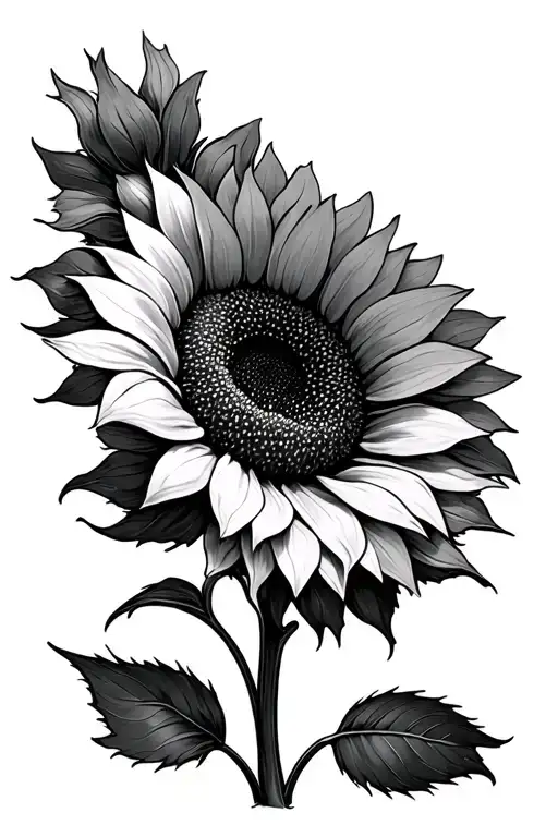 Sunflower Blooming