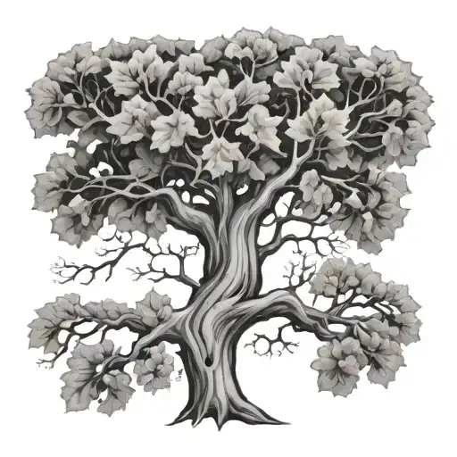 Sycamore Tree Intertwined