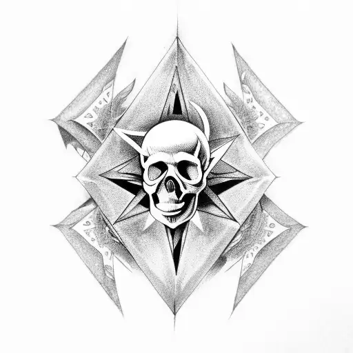 Skull And Pentagram