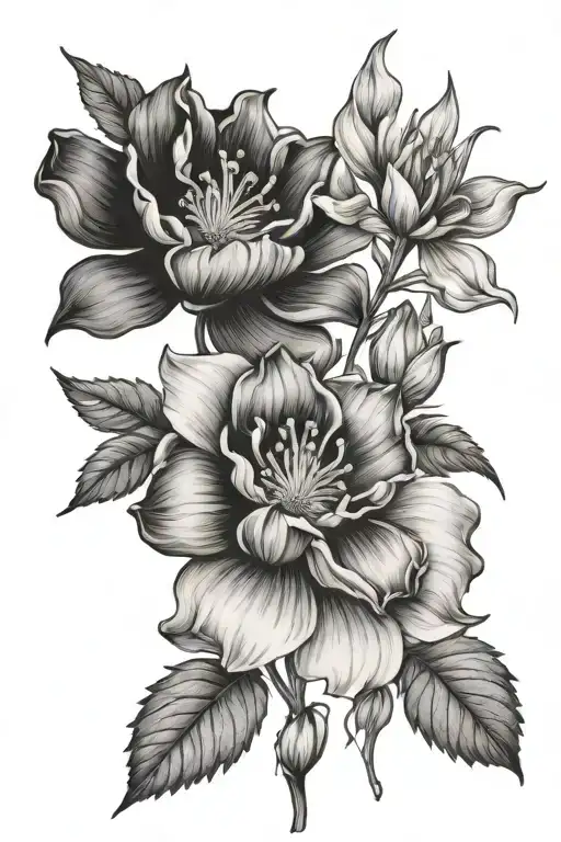 September August February April Birth Flower