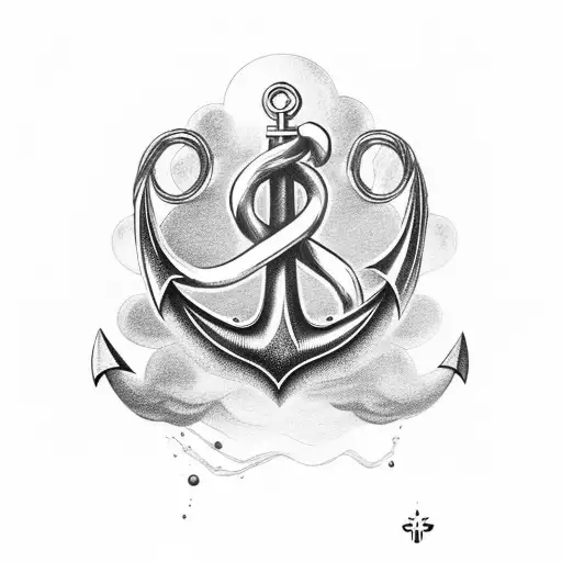 Anchor With Infiniti Symbol