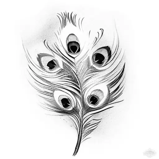 Peacock Feather With Shivshankar