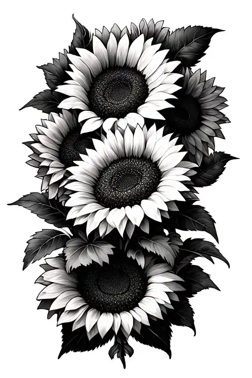 Sunflowers Wrapped Length Wise