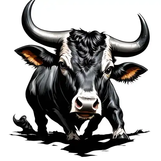 Bull Drawn