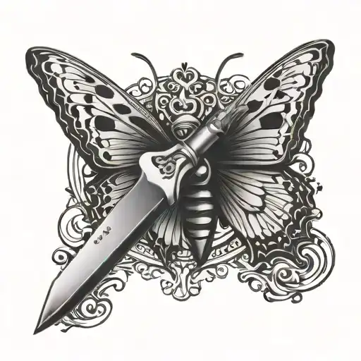 Butterfly And Chef Knife