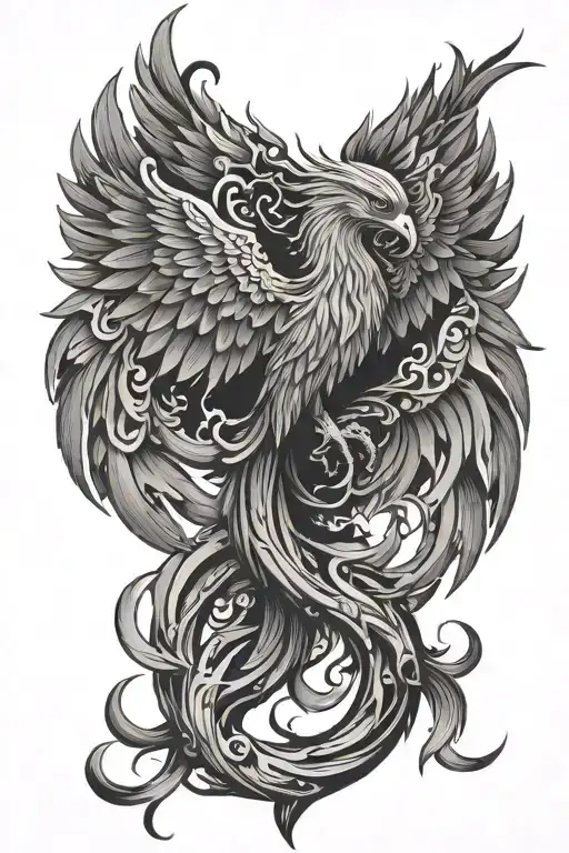 Phoenix Wirh Mooncycles Spiritual