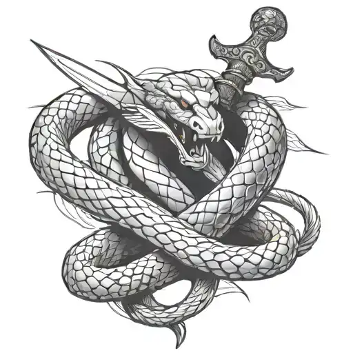 Snake And Sword