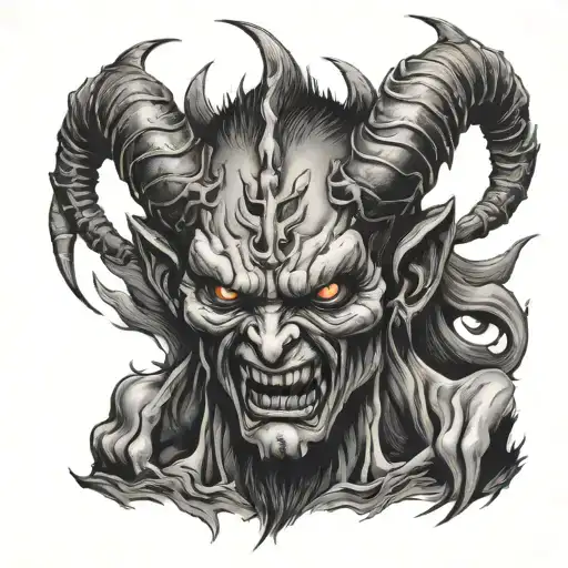 Creepy Demon With Claws