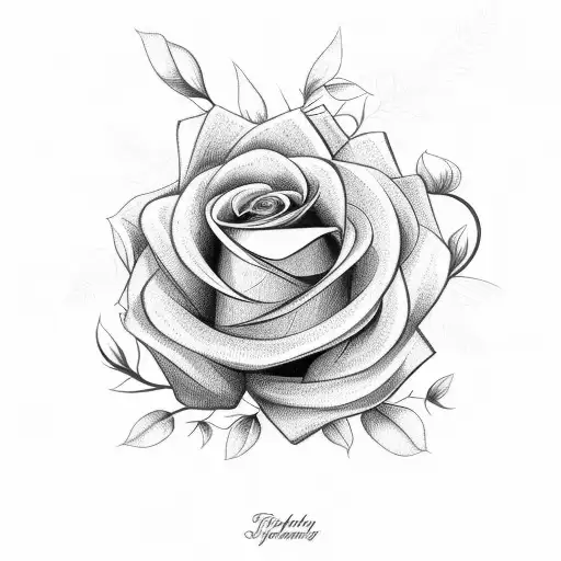 Flower Bouquet Stem Turns Into Word Family In Cursive