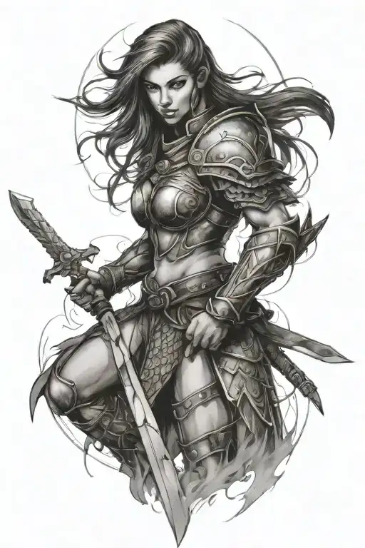 Fierce Female Warrior