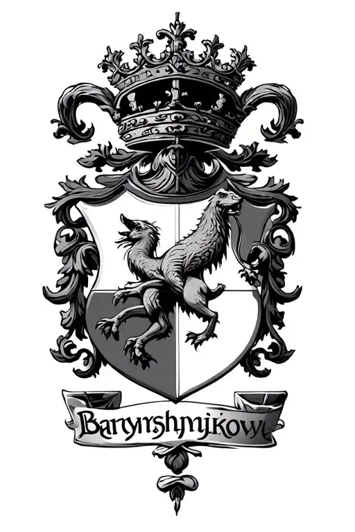 Coat Of Arms Of The Baryshnikov Clan