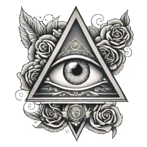 Illuminati Eye Symbol Integrated
