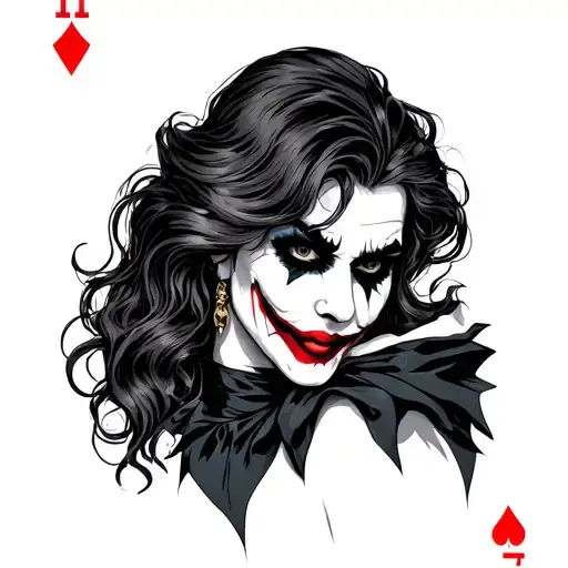 Female Joker Card
