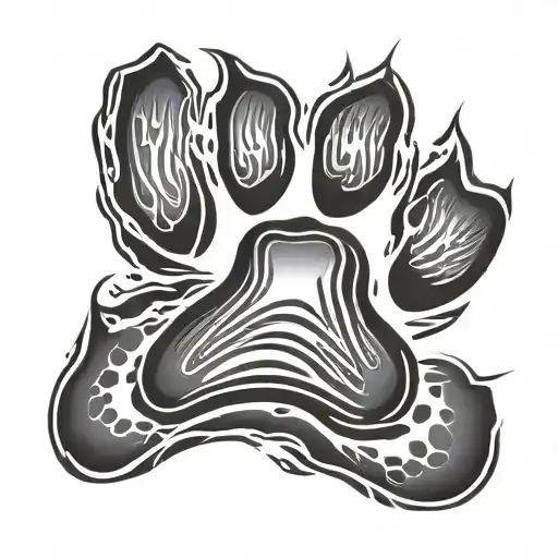 Dog Paw Print