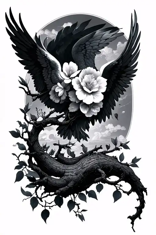 Poison Blossom Tree With Icarus