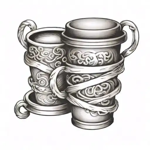 Coffee Cup Intertwined