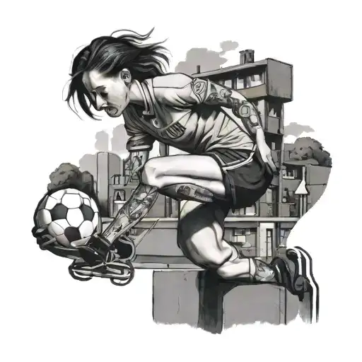 Girl In London Council Estate Who Like Football