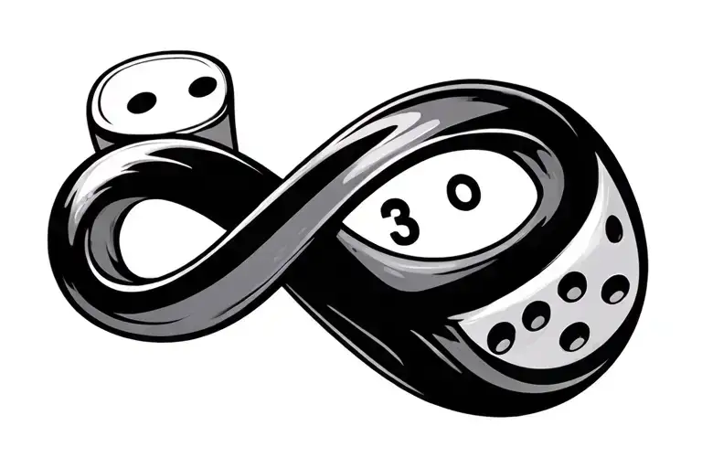 Infinity Symbol Dice Rolling
