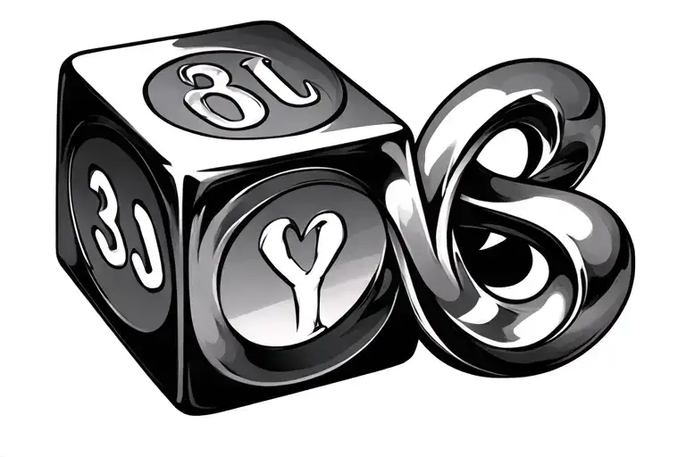 Infinity Symbol Dice