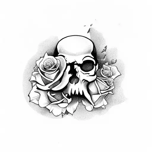 Skull And Roses