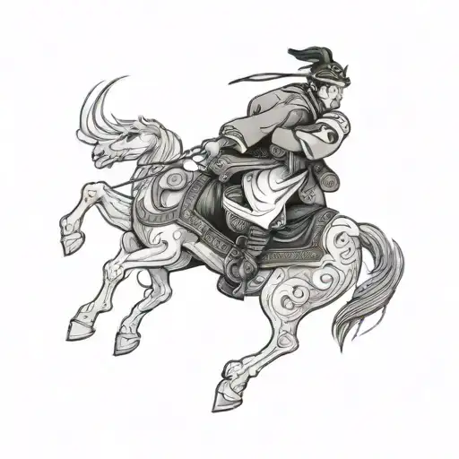 Chinese Person Riding