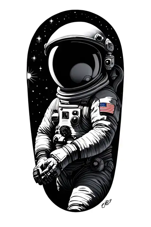 Space With Astronaut
