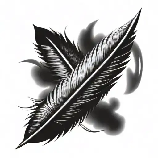 Angry Feather Quill Pen