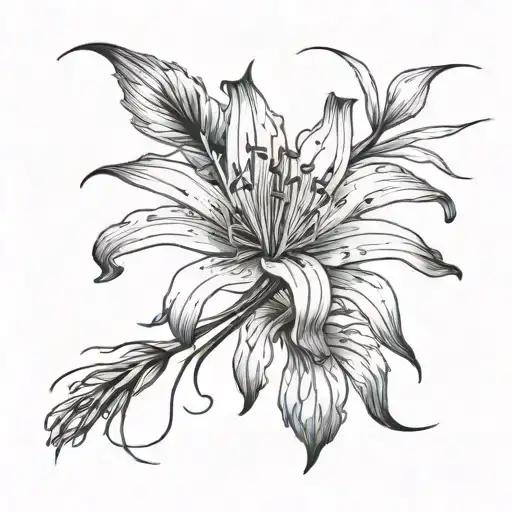 Red Spider Lily Design