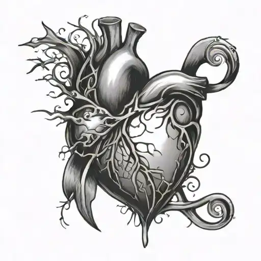 Broken Heart Sewing Itself Back Up